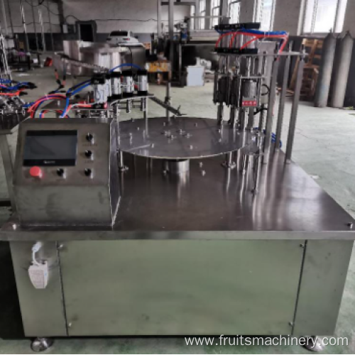 Yogurt Plastic Cup Filling Sealing Machine